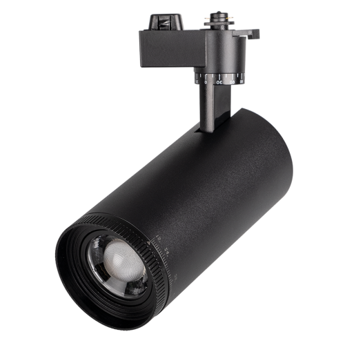 Светильник трековый светодиодный JazzWay PTR 0728 ZOOM 28w BL IP40 15-60° Черный фото Светильник трековый светодиодный JazzWay PTR 0728 ZOOM 28w BL IP40 15-60° Черный картинка